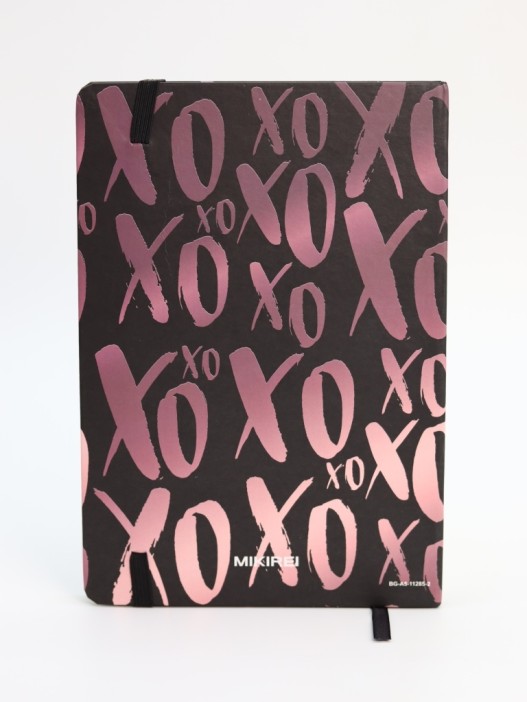 Блокнот (А5) &quot;XO metallic&quot;, black (14.5*21) 