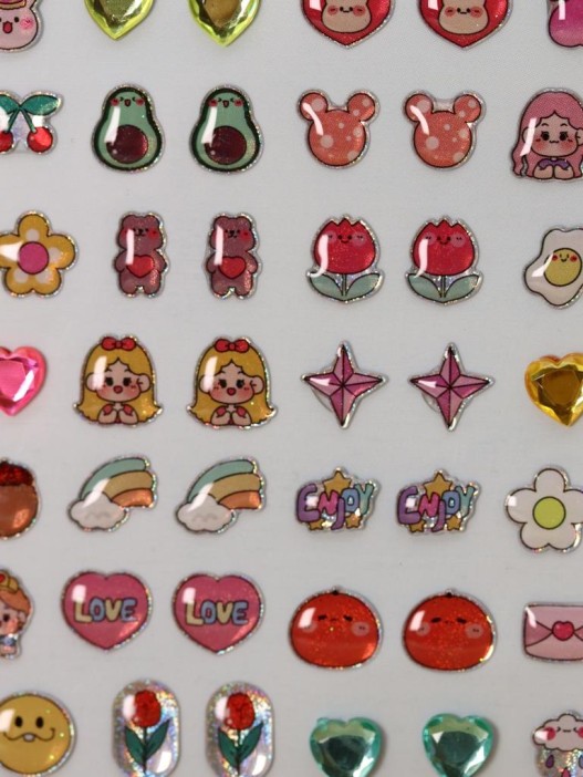 Наклейки для ушей &quot;Mermaid Nails&quot; (11,5*24 см) 