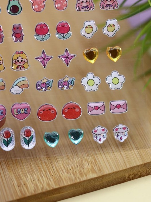 Наклейки для ушей &quot;Mermaid Nails&quot; (11,5*24 см) 