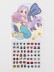 Наклейки для ушей &quot;Mermaid Nails&quot; (11,5*24 см) 