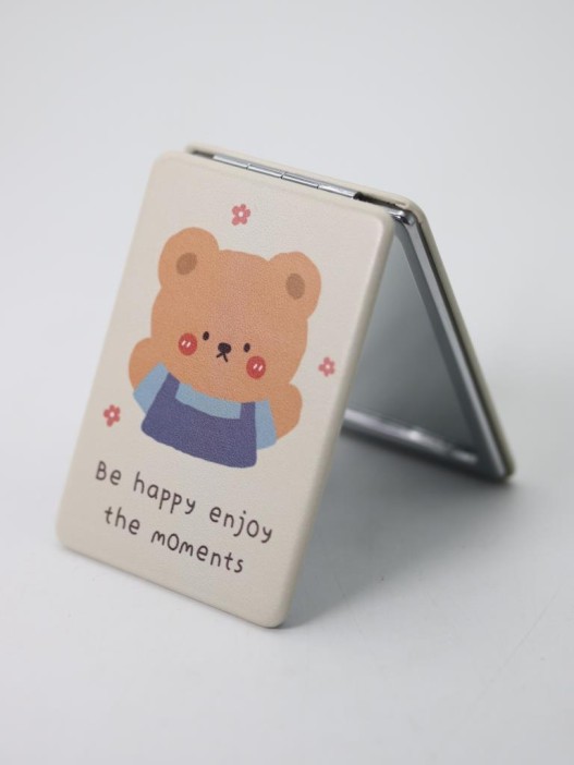 Зеркало "Be happy enjoy the moment", yellow 