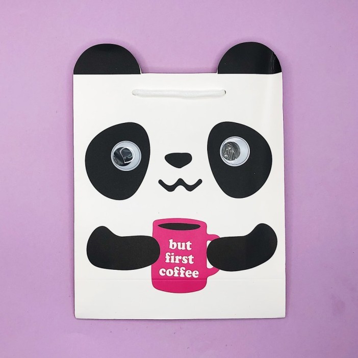 Подарочный пакет "Panda" (24*21*8) 