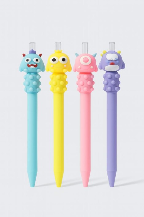 Ручка &quot;Monster party&quot;, mix, шоу-бокс 36 шт. 