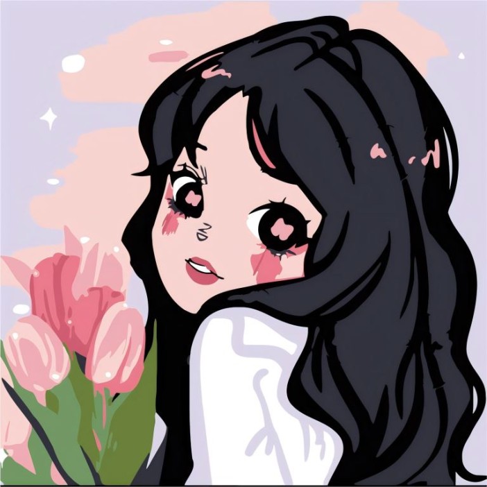 Картина по номерам на подрамнике Draw Me! «Beautiful person», (20*20 см) 