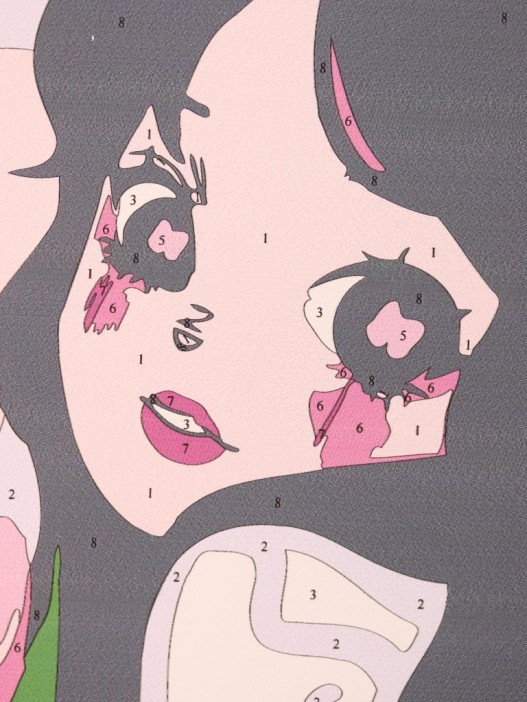 Картина по номерам на подрамнике Draw Me! «Beautiful person», (20*20 см) 