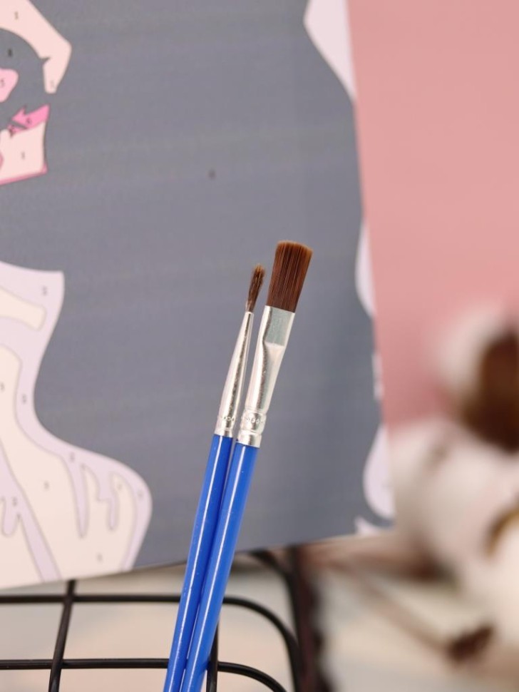 Картина по номерам на подрамнике Draw Me! "Красивый человек", (20*20 см)