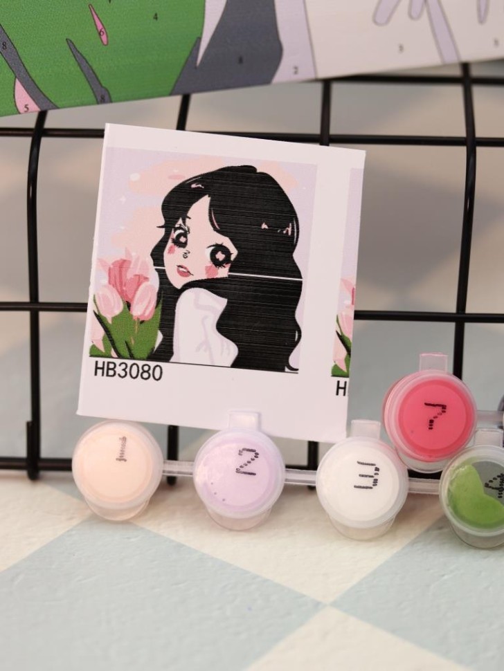 Картина по номерам на подрамнике Draw Me! "Красивый человек", (20*20 см)