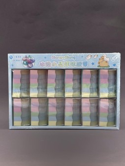 Набор декоративного скотча 6 шт. "Rainbow capybara", mix, шоу-бокс 12 шт.