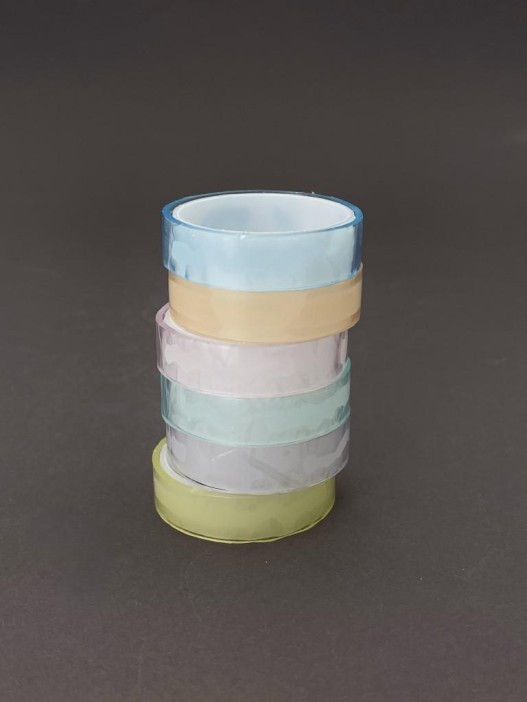 Набор декоративного скотча 6 шт. &quot;Rainbow capybara&quot;, mix, шоу-бокс 12 шт. 