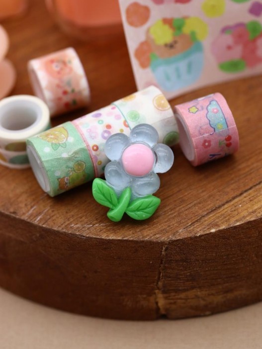 Канцелярский набор DIY в шкатулке &quot;Suitcase&quot;, orange, шоу-бокс 16 шт. 