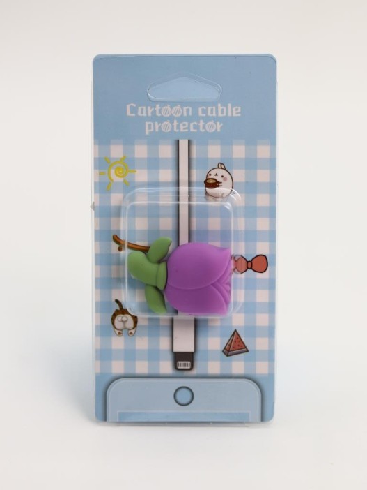 Защитная насадка для провода "Flower", purple 