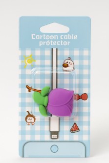 Защитная насадка для провода "Flower", purple