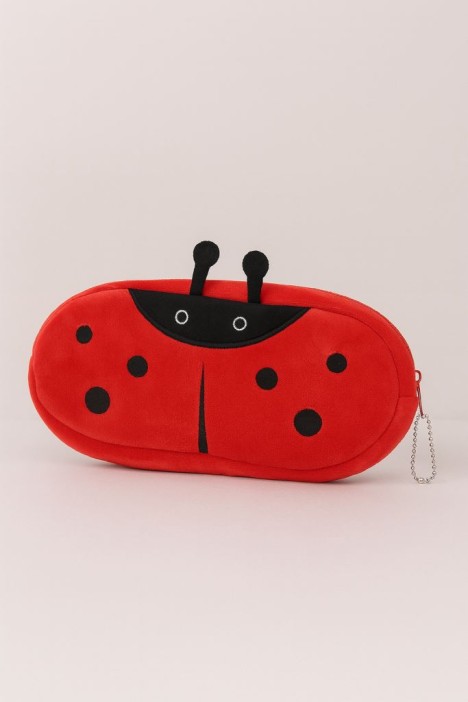 Пенал плюшевый &quot;Ladybug&quot;,red (20*10 см) 
