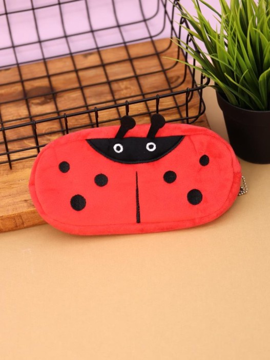 Пенал плюшевый &quot;Ladybug&quot;,red (20*10 см) 