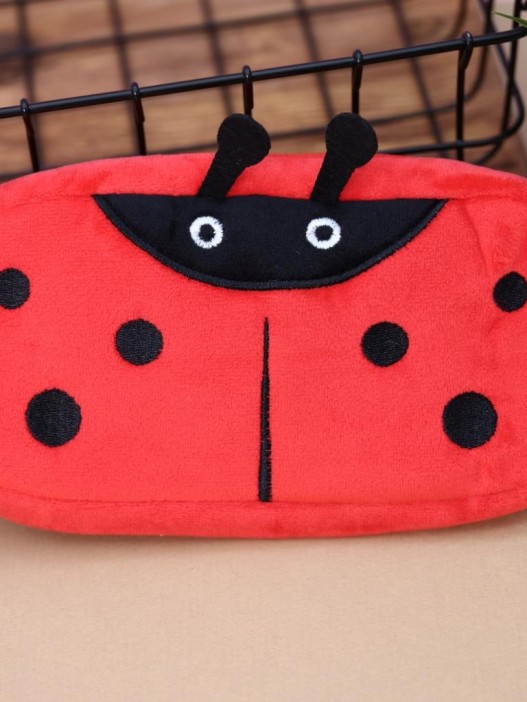 Пенал плюшевый &quot;Ladybug&quot;,red (20*10 см) 