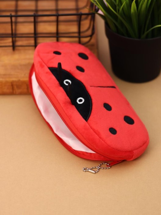 Пенал плюшевый &quot;Ladybug&quot;,red (20*10 см) 