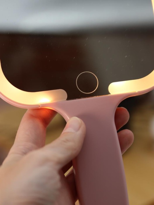 Зеркало GIRLY &quot;Hand square&quot;, pink 