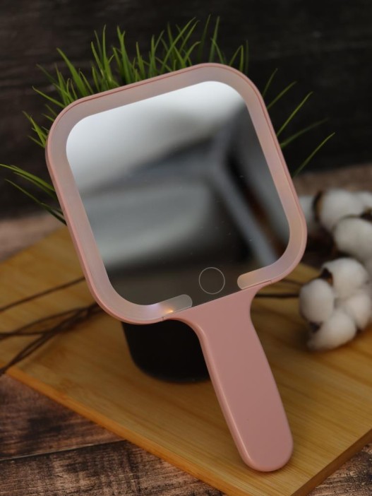 Зеркало GIRLY &quot;Hand square&quot;, pink 