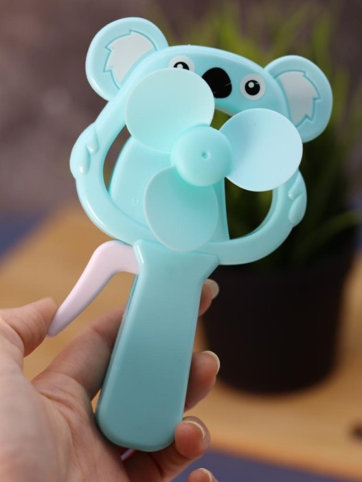 Портативный механический ручной вентилятор «Koala» (14,5х7,5х4 см), mix 
