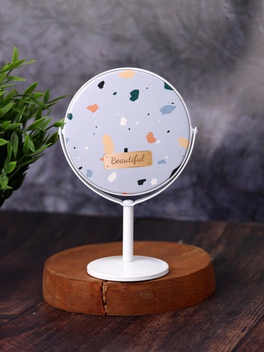 Зеркало настольное на ножке &quot;Beautiful&quot;, blue (18*10,5 см) 