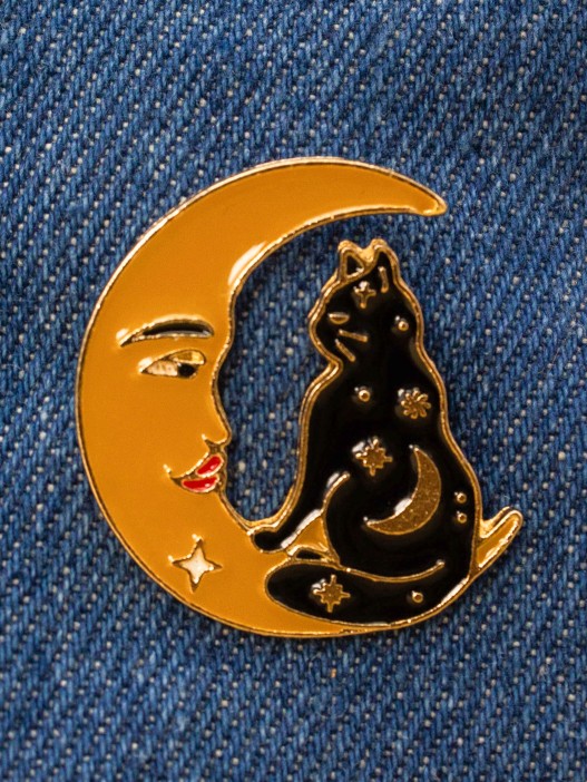 Значок металлический iLikeGift &quot;Moon magic&quot; 