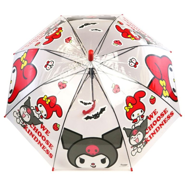 Прозрачный зонт для детей &quot;Куроми и Май Мелоди&quot;, полуавтоматический (L=68 см, D=84 см) 