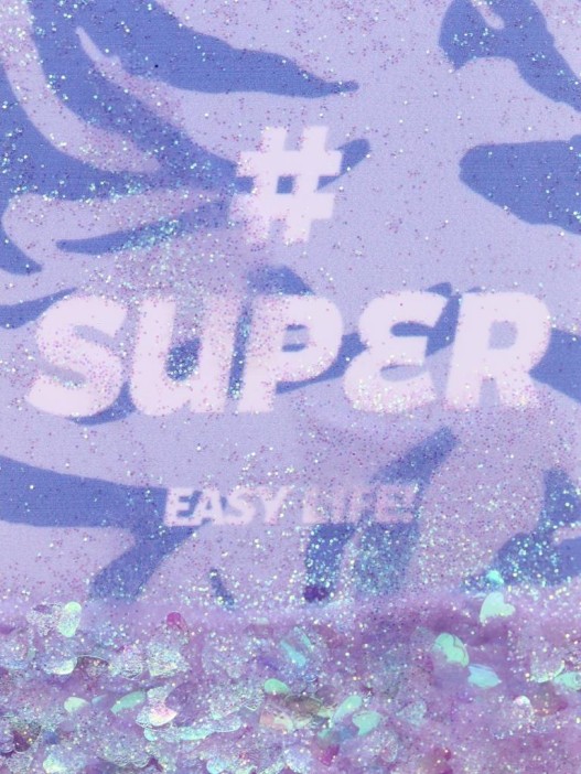 Зеркало раскладное &quot;Zoo print&quot;, синее, 8*6 см 