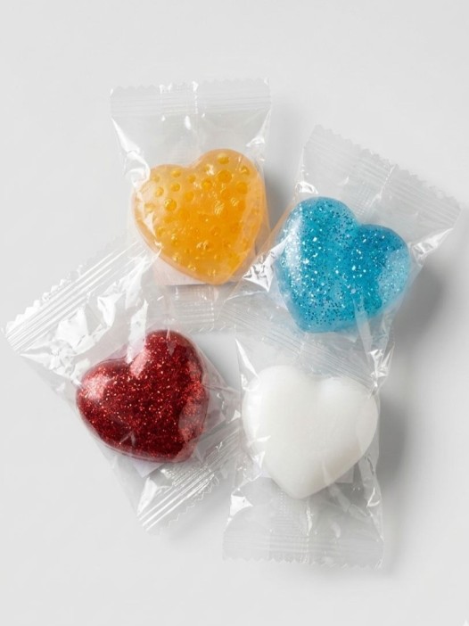 Мялка - антистресс «Сердце», микс, 1 шт. (4*3,8 см) 