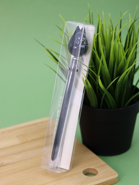 Ручка с магнитной насадкой &quot;Sad kitten&quot;, black 