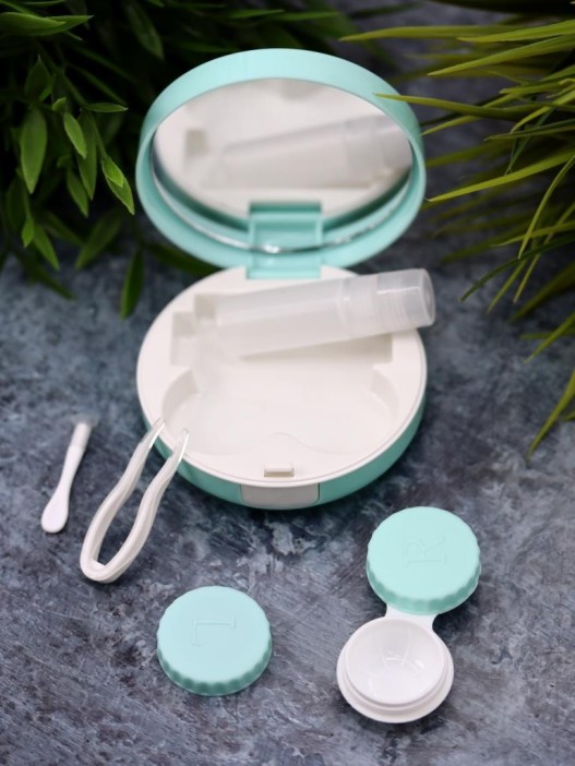 Контейнер для линз «Shine», green 