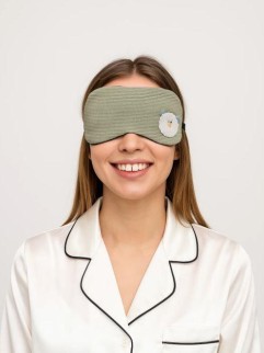 Маска для сна гелевая &quot;Soft sleep&quot;, green