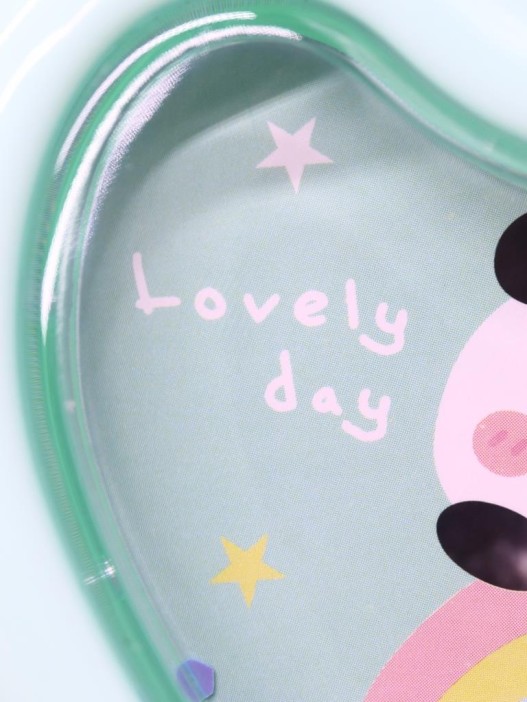 Расческа «Heart panda», blue 