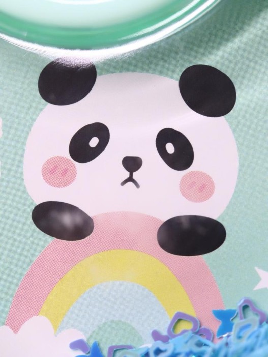 Расческа «Heart panda», blue 