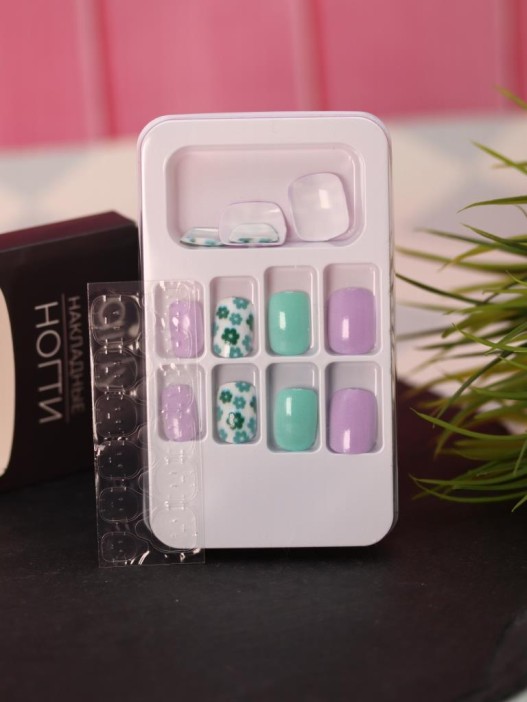 Накладные ногти GIRLY «Lilac», 12 шт., с клеевыми пластинами 