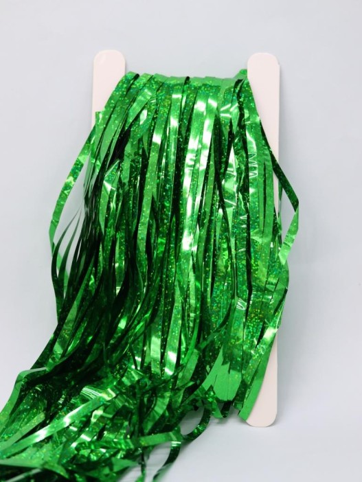 Праздничный занавес, дождик для фотозоны &quot;Brilliant rain&quot;, green (100*200 см) 