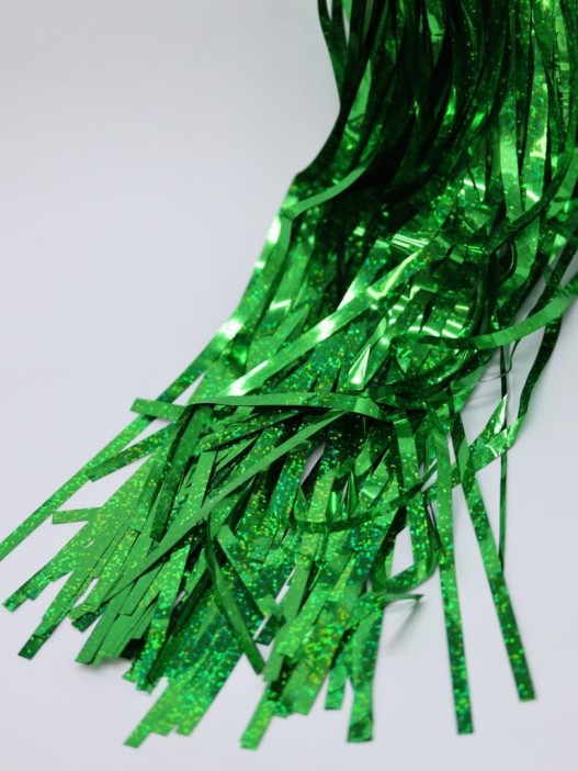 Праздничный занавес, дождик для фотозоны &quot;Brilliant rain&quot;, green (100*200 см) 