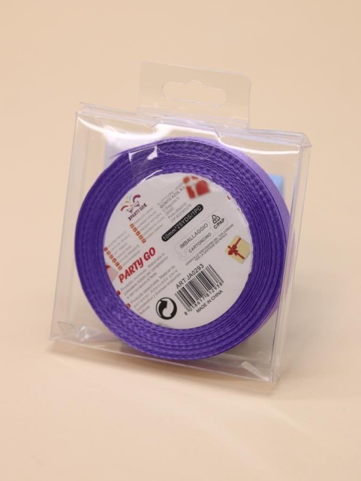 Лента для декора и подарков &quot;Ribbon of Joy&quot;, purple (1 см*1 м) 