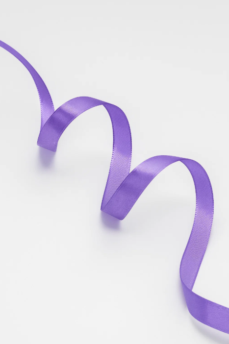 Лента для декора и подарков &quot;Ribbon of Joy&quot;, purple (1 см*1 м) 