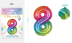 Шар фольгированный &quot;Multicolour numbers&quot; цифра 8, (80 см) 