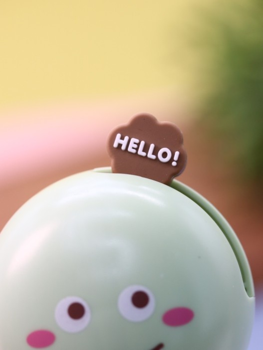 Крючок на липучке «Hello dino», green 