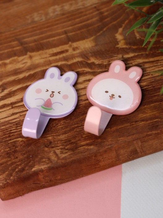 Крючок на липучке «Rabbit» 2шт, mix color 