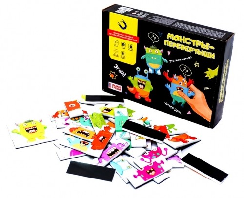 Магнитный набор &quot;Монстры перевертыши&quot; 