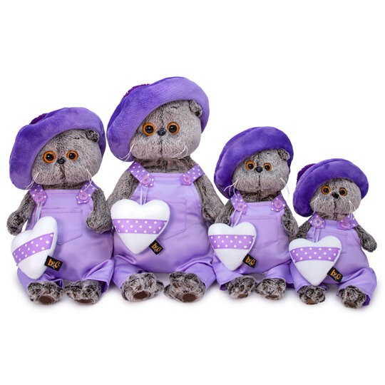 Мягкая игрушка "Басик в лиловом" (25 см) 