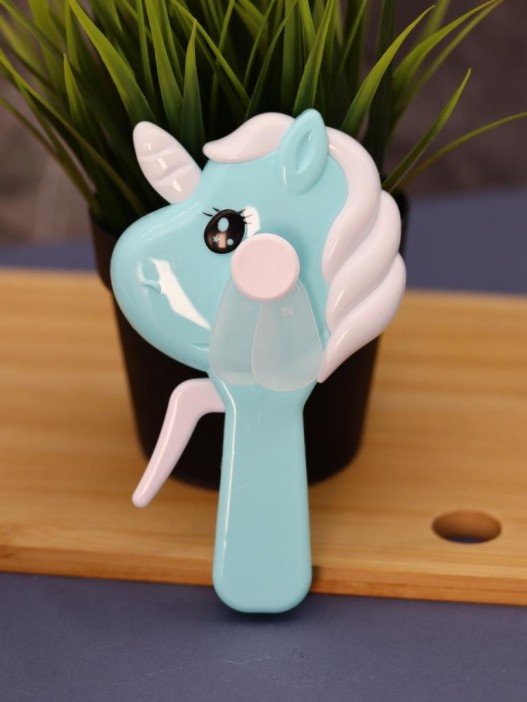 Портативный механический ручной вентилятор «Unicorn», mix, шоу-бокс 24 шт. 