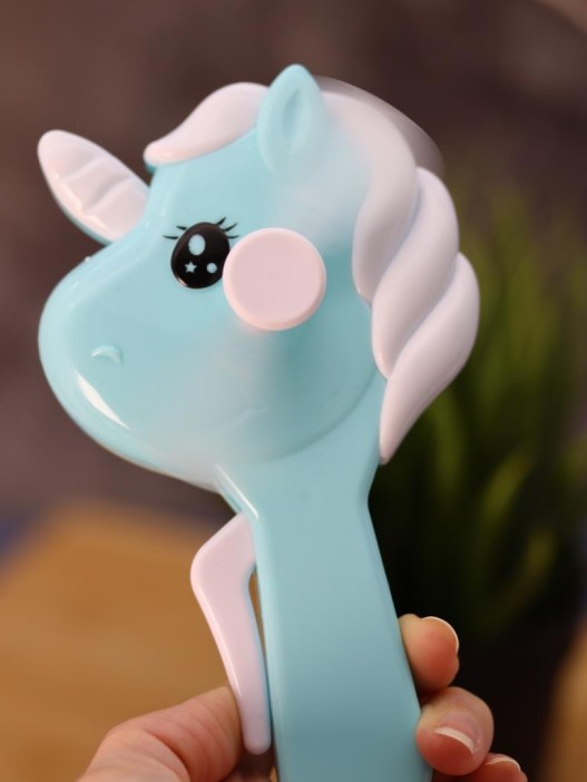 Портативный механический ручной вентилятор «Unicorn», mix, шоу-бокс 24 шт. 