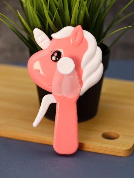 Портативный механический ручной вентилятор «Unicorn», mix, шоу-бокс 24 шт. 