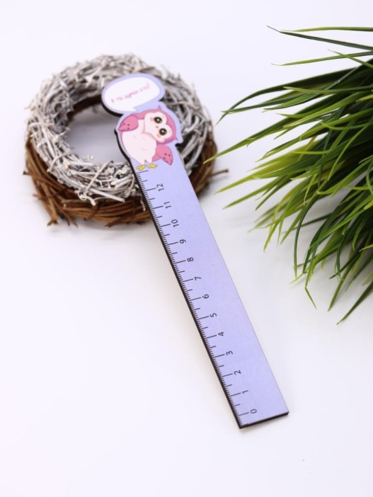 Линейка ЭКО из дерева iLikeGift «А ты думал кто?» 