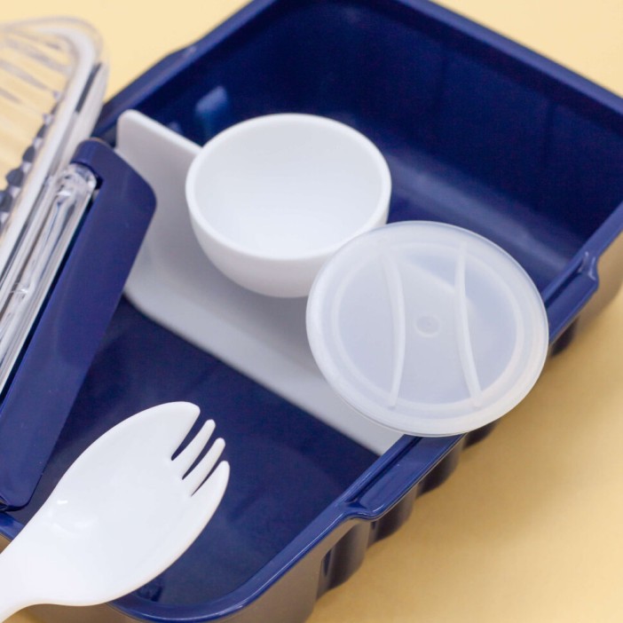 Ланчбокс "Clear Strawberry", blue 