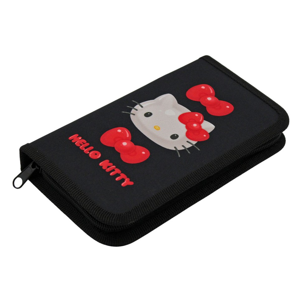 Пенал корпусный "Hello Kitty", полиэстер 210ден (19х11см)