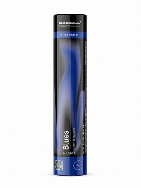 Цветной дым &quot;Blues&quot;, синий, калибр 0,8&quot;, 60сек, 16см) 